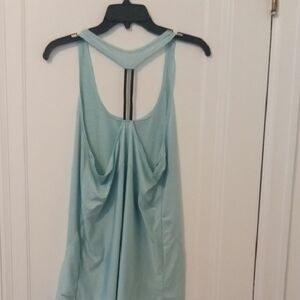 Light Blue Racerback Tank Top, drifit, AVIA, large